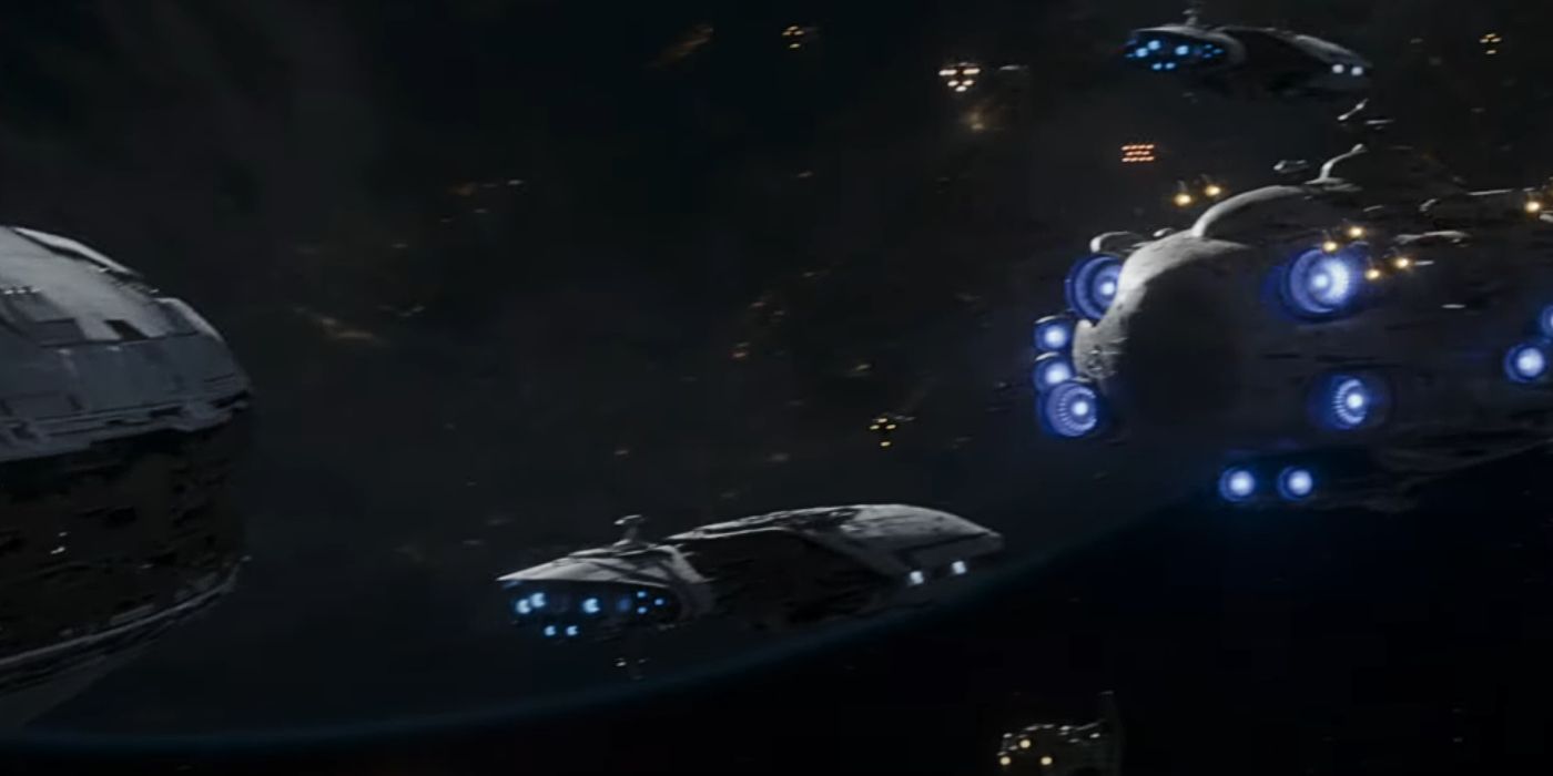 New Republic fleet in Ahsoka.