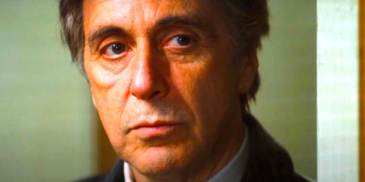 Al Pacino in Insomnia, peering suspiciously
