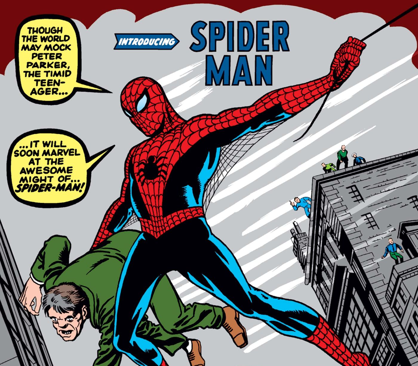 Spider-Man's first introduction in Amazing Fantasy #15