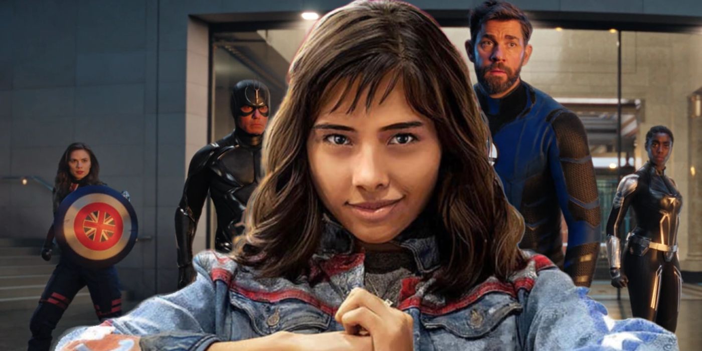 America Chavez in Front of the Illuminati in Doctor Strange 2