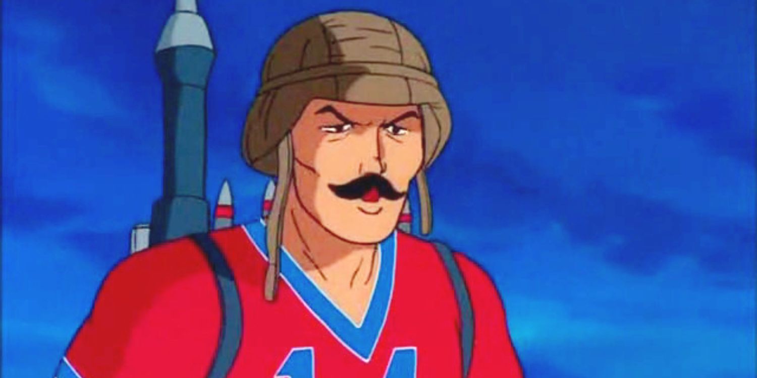 An image of Bazooka looking serious in G.I. Joe animated series