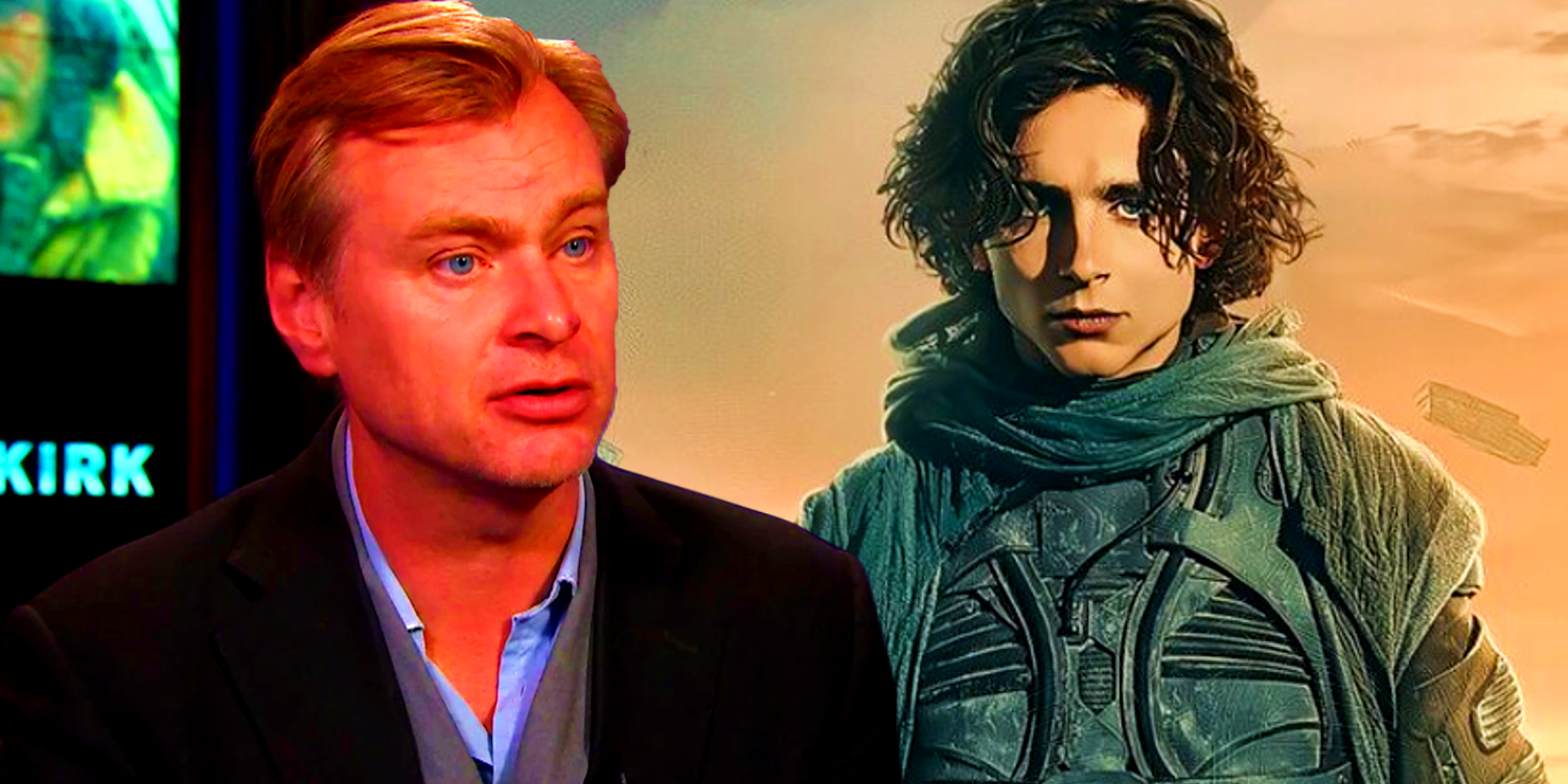 An image of Christopher Nolan on Today and Paul in Dune