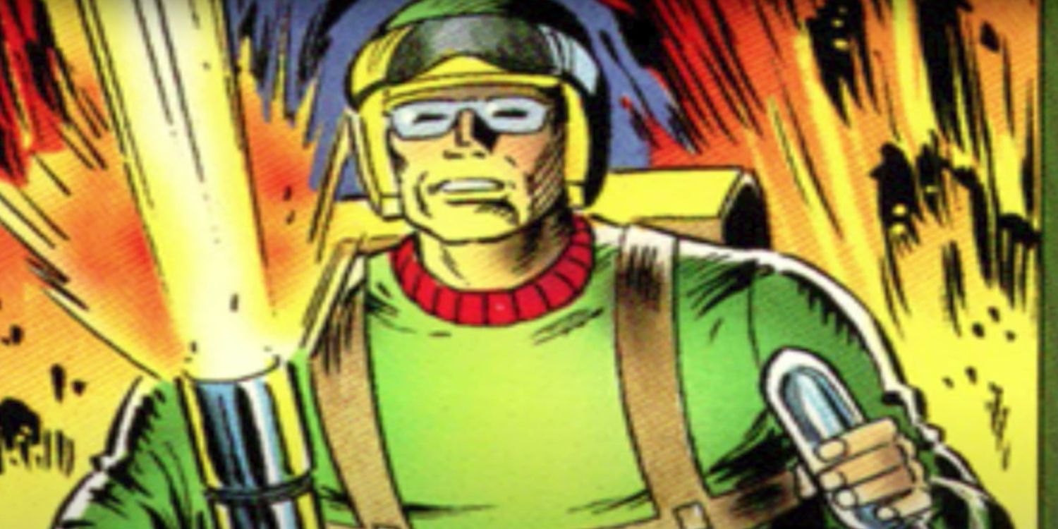An image of Short Fuze gritting his teeth in the G.I. Joe comics