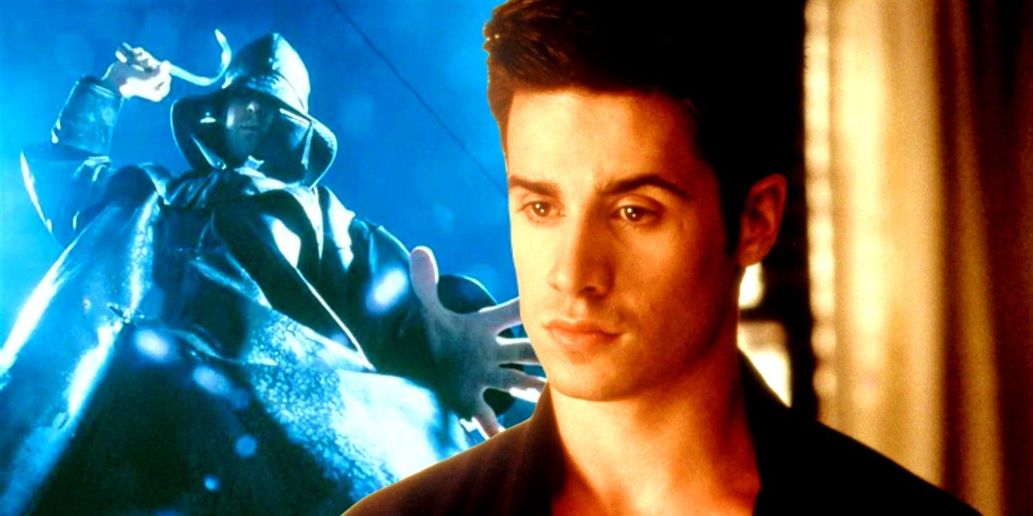 An image of the Fisherman from I Know What You Did Last Summer and Freddie Prinze Jr.