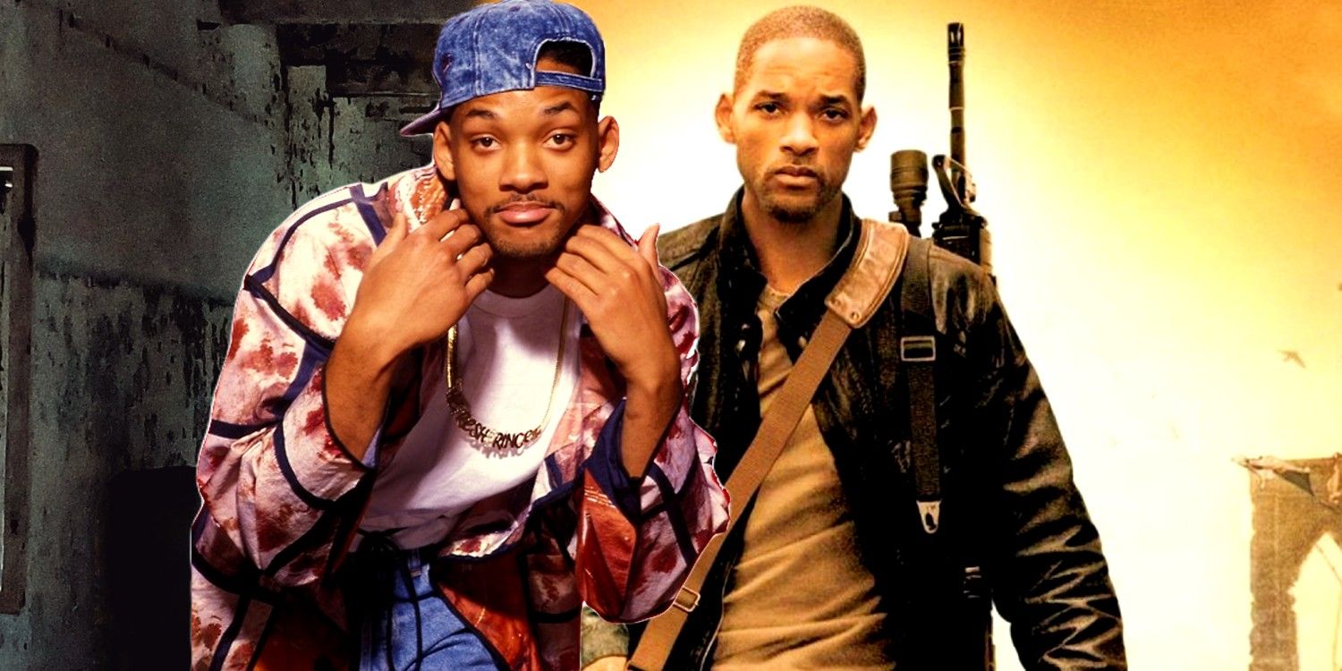 An image of Will Smith in Fresh Prince of Bel Air and in I Am Legend