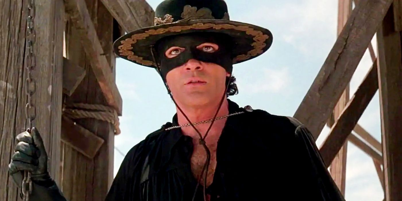 Antonio Banderas in The Mask of Zorro.