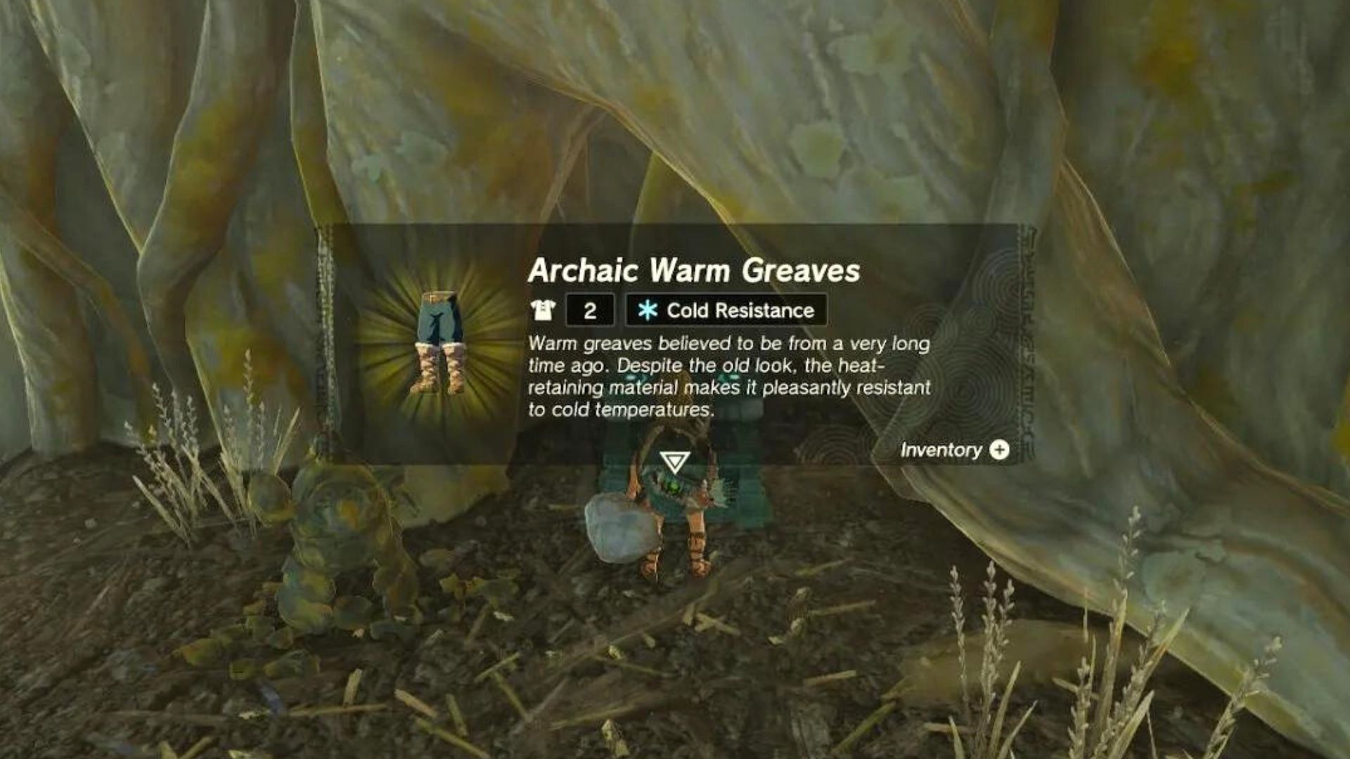 Archaic Warm Greaves in Zelda_ TOTK