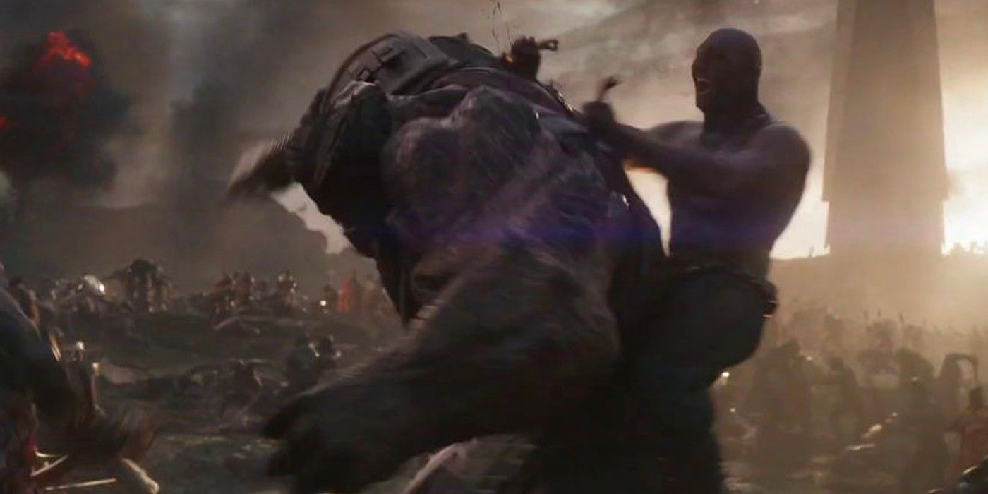 Avengers Endgame Drax vs Cull Obsidian