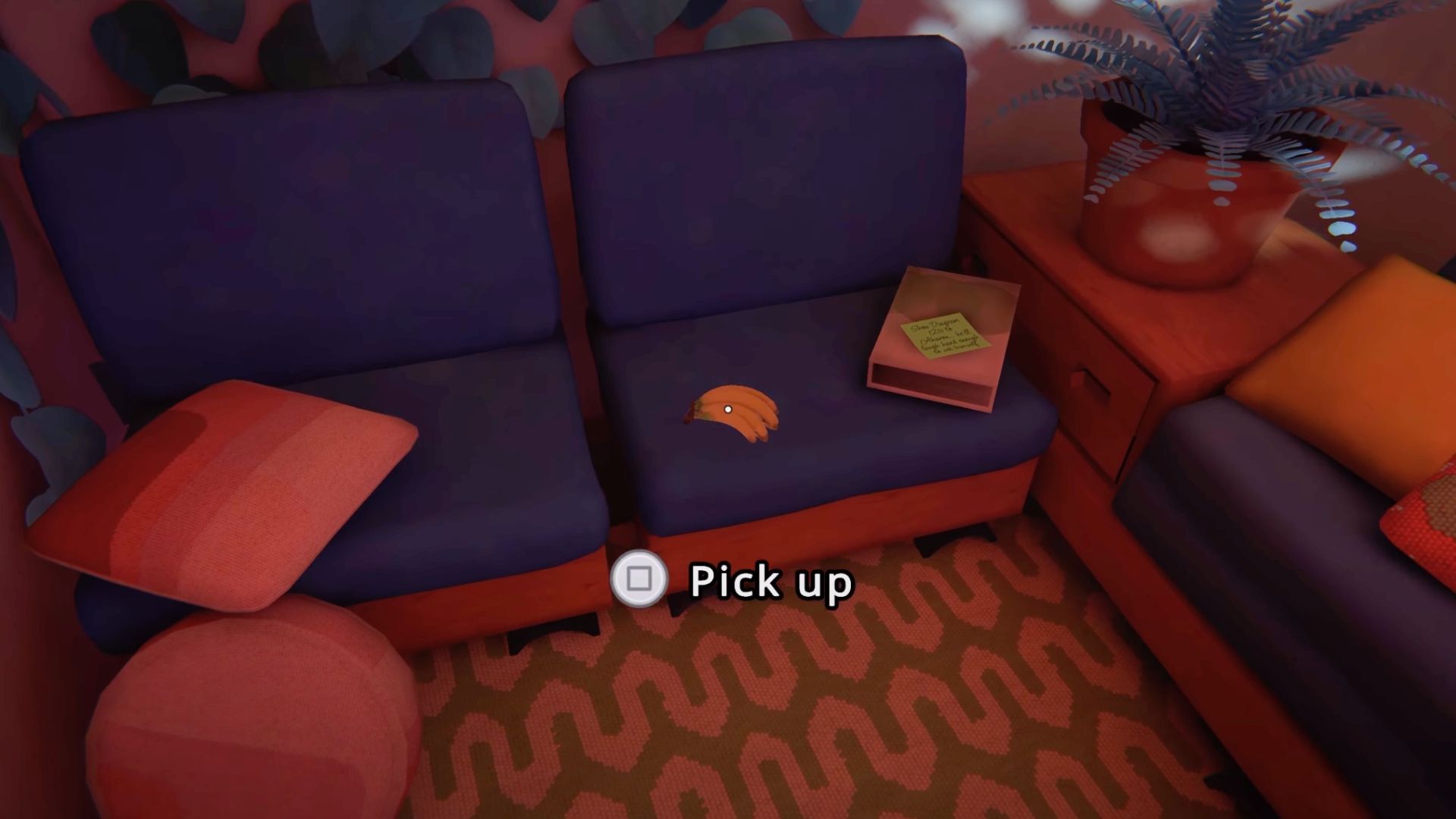 Banana Magnet in Viewfinder