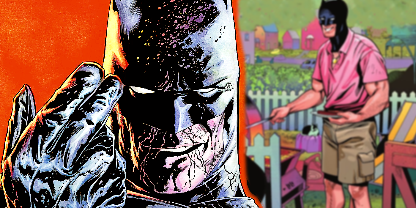 Batman and Suburban Batman in Pink Polo