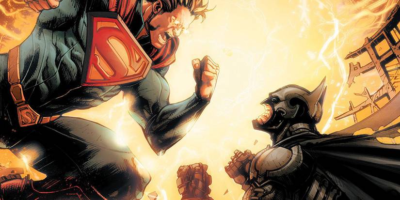 Batman fights Superman in Injustice comic