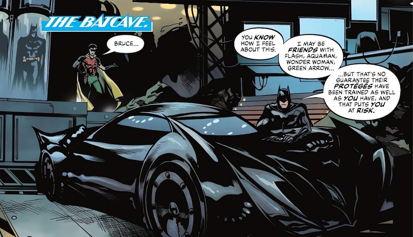Batman Thinks the Teen Titans Put Robin at Risk