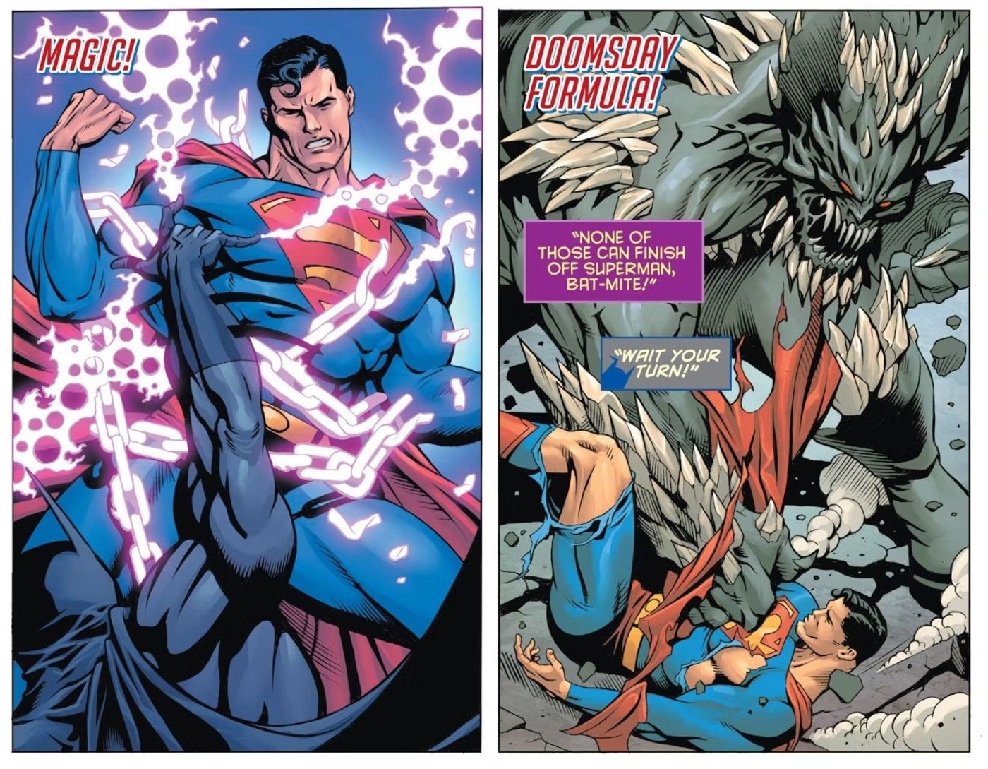 Batman Uses Doomsday Serum to Transform