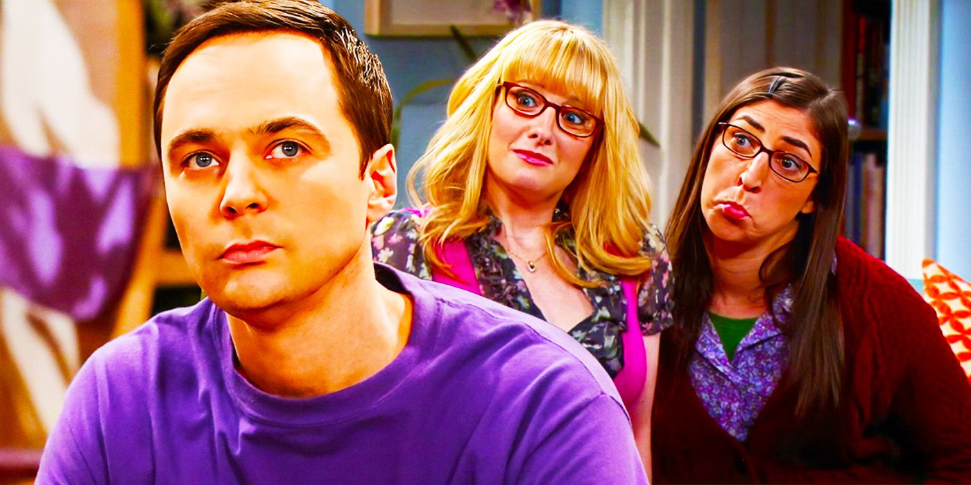 The Big Bang Theory Sheldon, Bernadette, and Amy