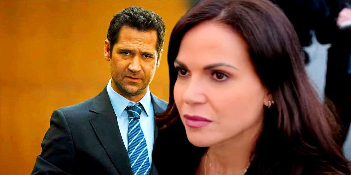 Blended image of Mickey and Lisa in The Lincoln Lawyer season 2