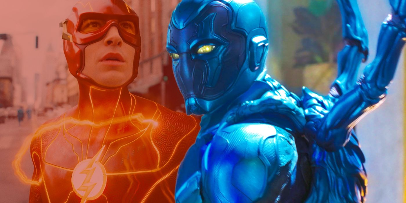 Blue Beetle Avoids Embarrassing Flash Movie Costume Trouble