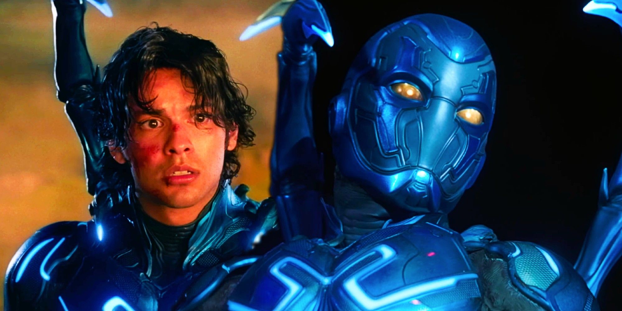 DC’s Blue Beetle Trailer Makes It Look Like Iron Man Mixed With Spider
