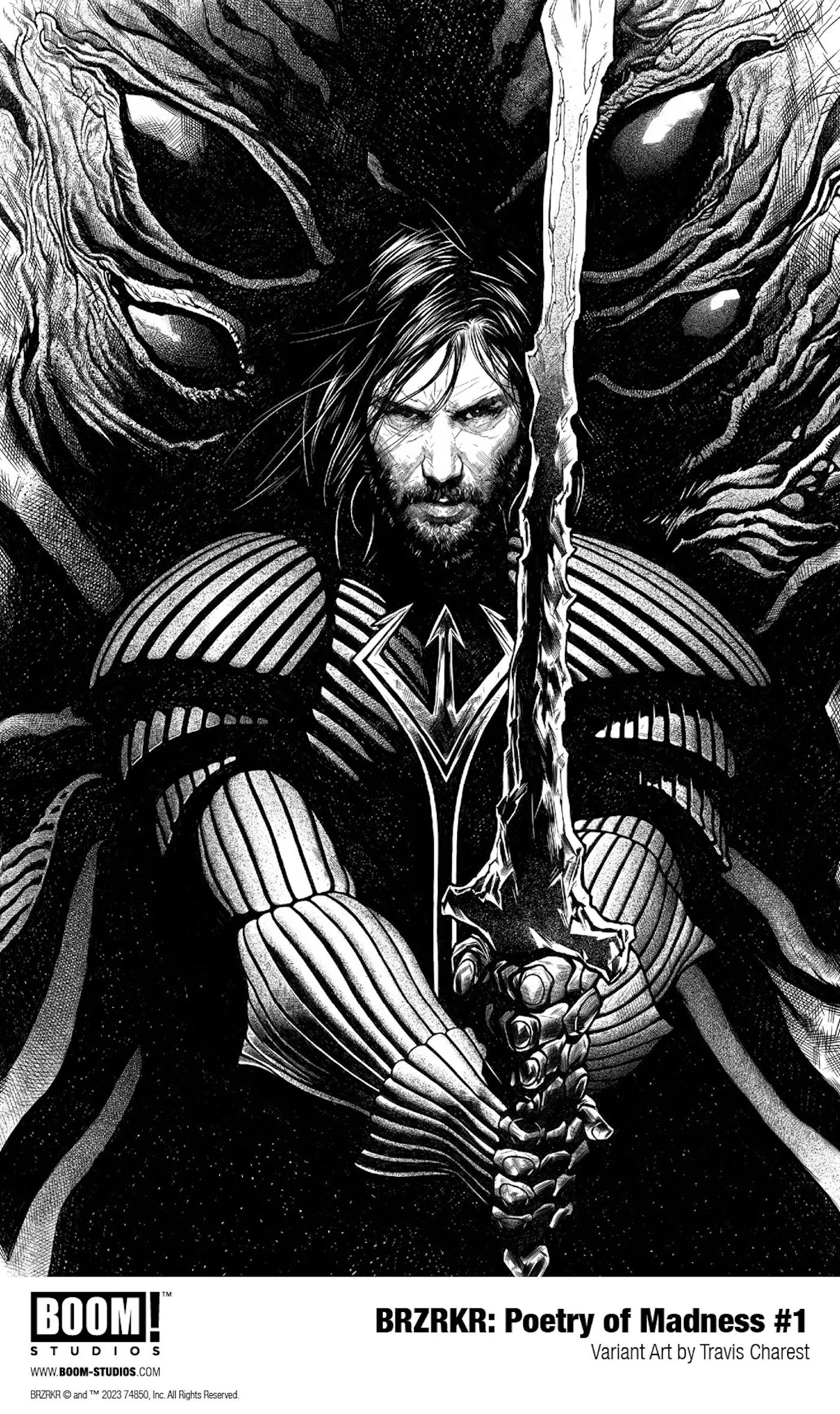 BRZRKR PoM Cover 1 B&amp;W