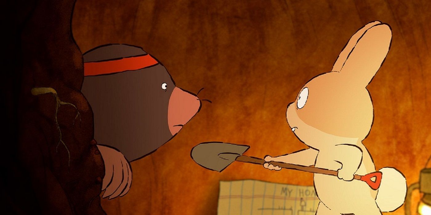 A still from the short film Burrow