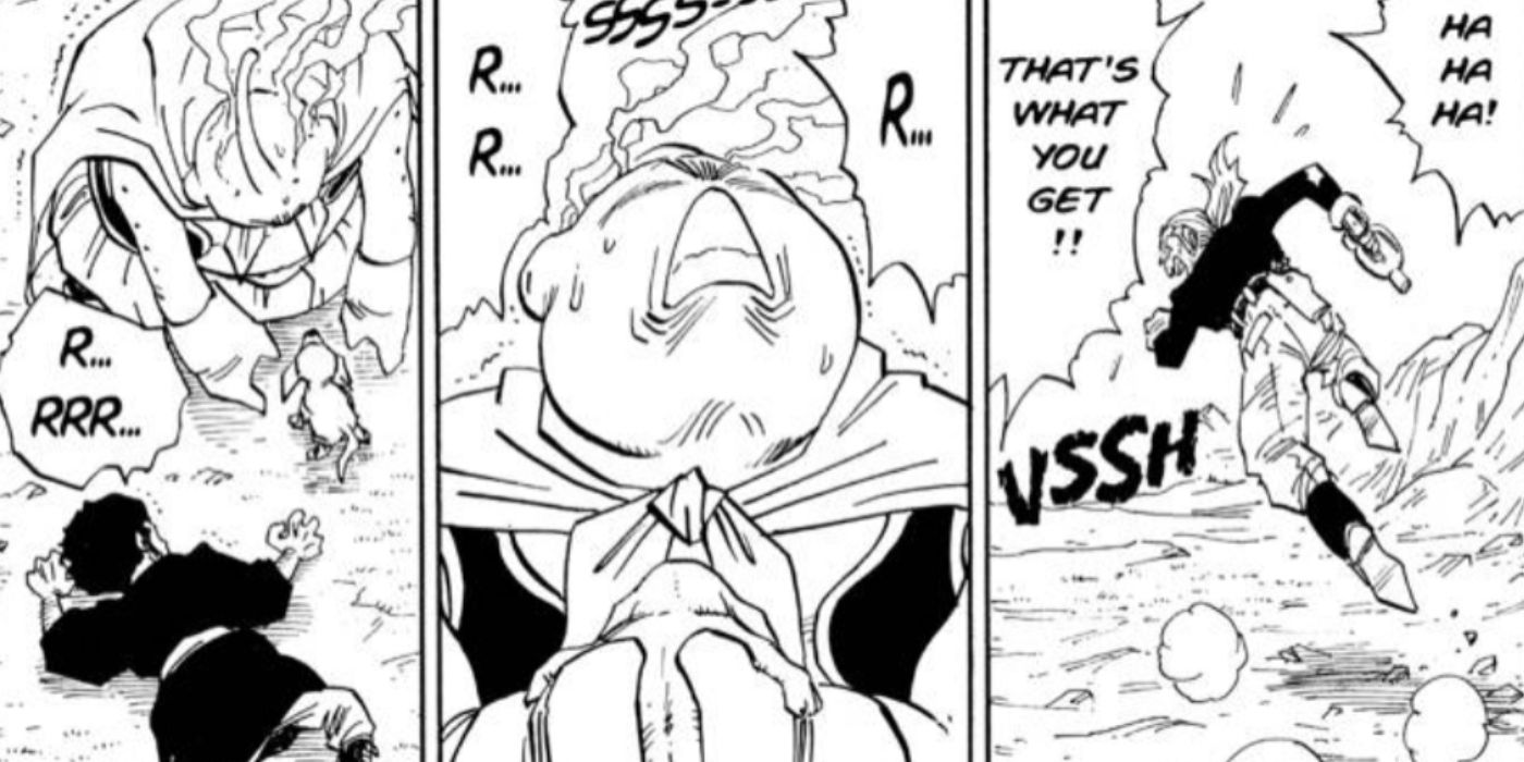 Buu transforms into Evil Buu