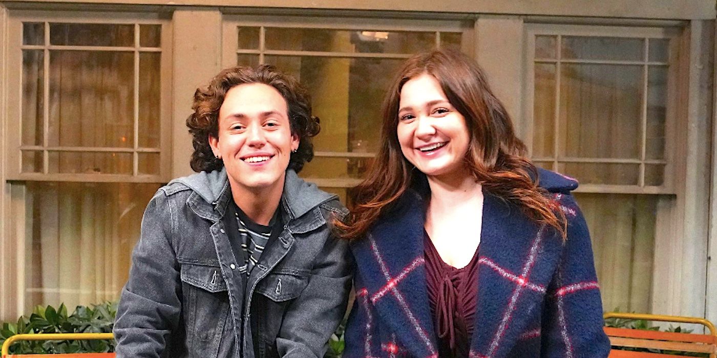 Caleb and Harris in The Conners season 5