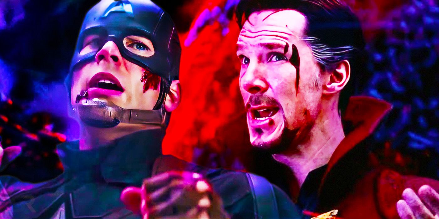 Captain America in Civil War and Doctor Strange