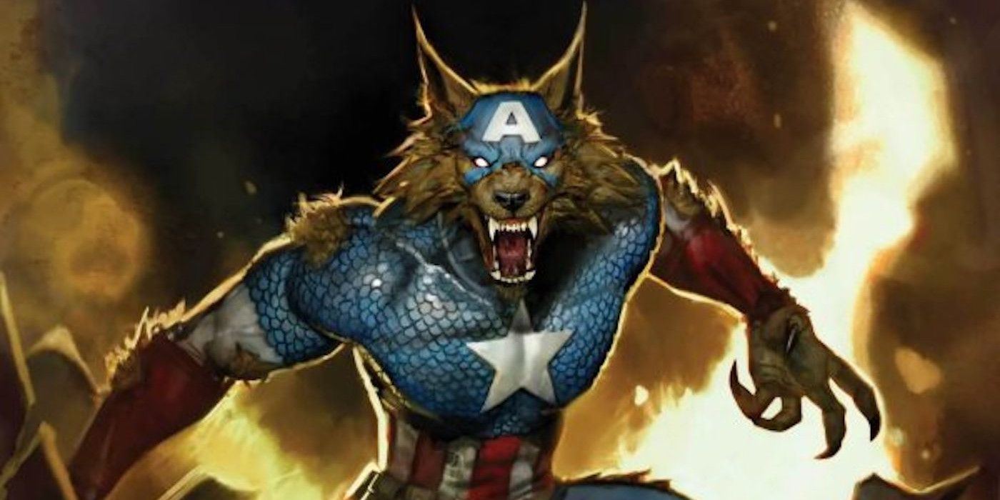 Feature Image: close up of CapWolf on the cover of Capwolf and the Howling Commandos #1