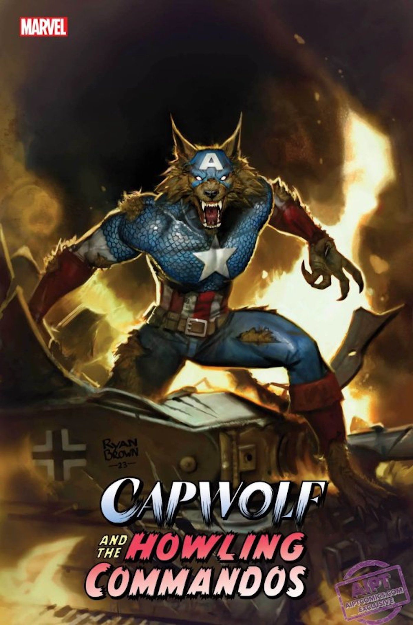 Capwolf &amp; The Howling Commandos 1 Preview Cover