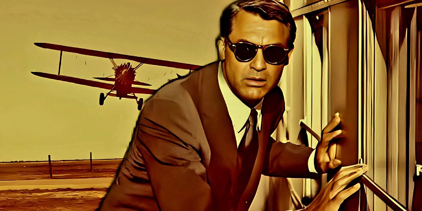 Cary Grant as Roger Thornhill in North by Northwest