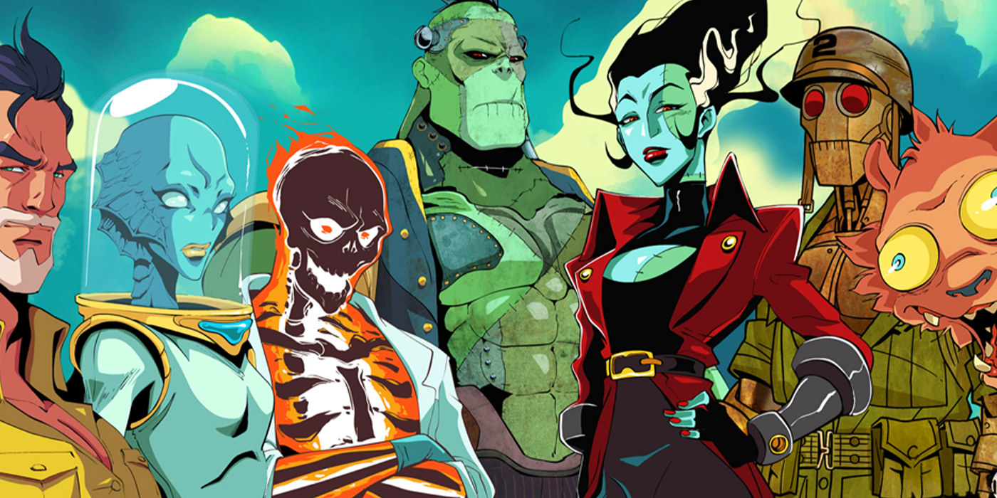 cast on animated creature commandos in dc universe