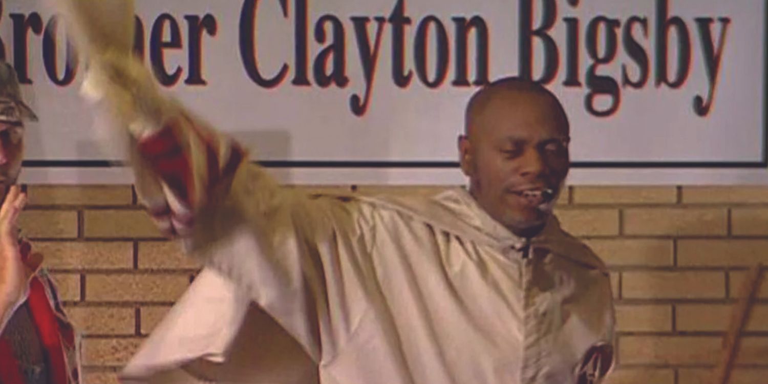 Dave Chappelle as Clayton Bigsby in Chappelle&rsquo;s Show
