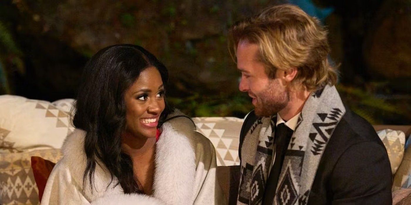 The Bachelorette&rsquo;s Charity Lawson and Sean McLaughlin talking to each other