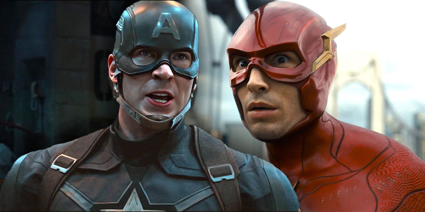 Chris Evans Captain America Ezra Miller The Flash