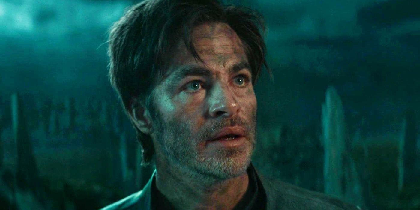 Chris Pine looking surprised in Dungeons & Dragons: Honor Among Thieves.