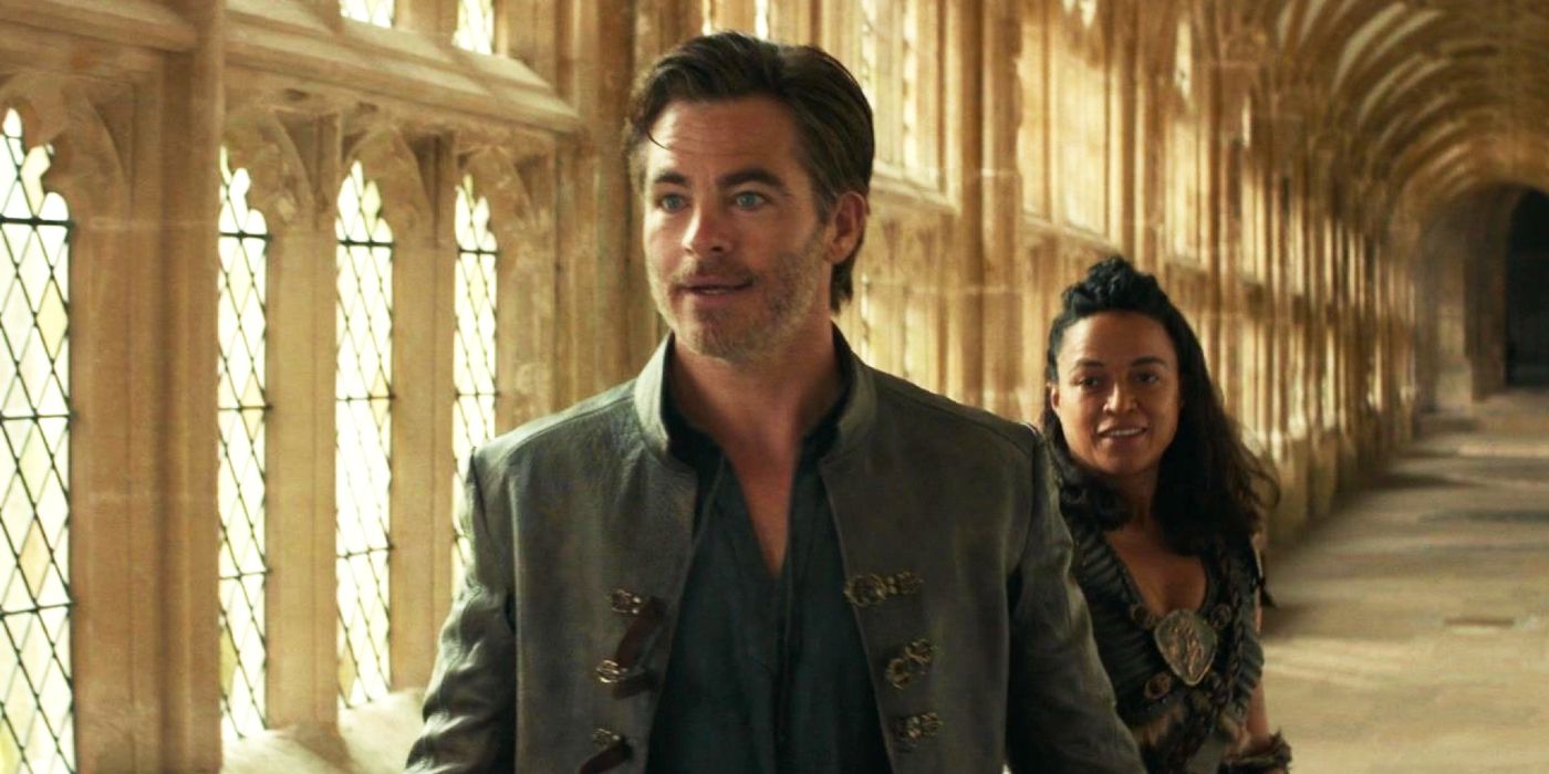 Chris Pine in Dungeons & Dragons: Honor Among Thieves.
