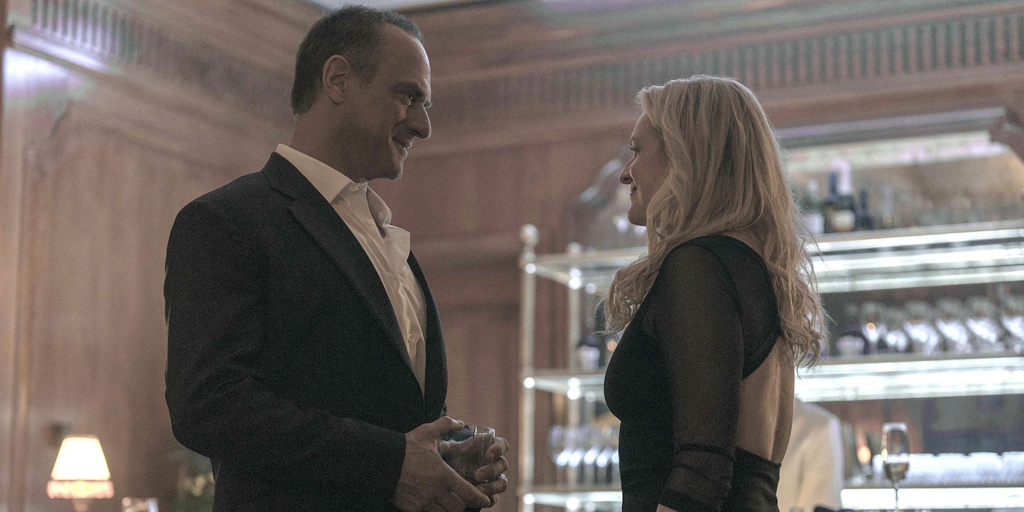 Commander Winslow stands over June in The Handmaid&rsquo;s Tale