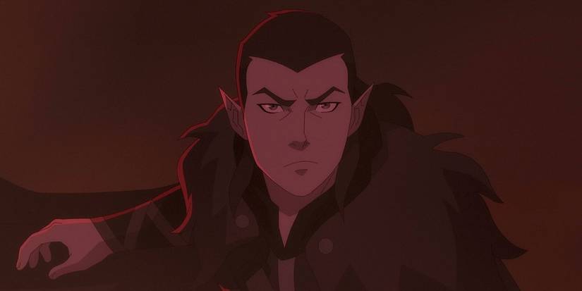 Vax looking determined in The Legend of Vox Machina