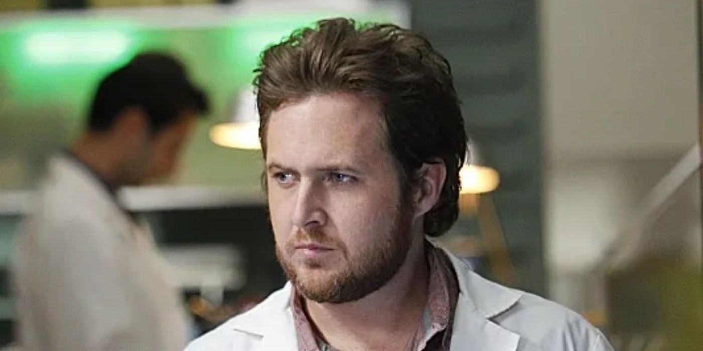 Adam Ross looks concerned in CSI New York