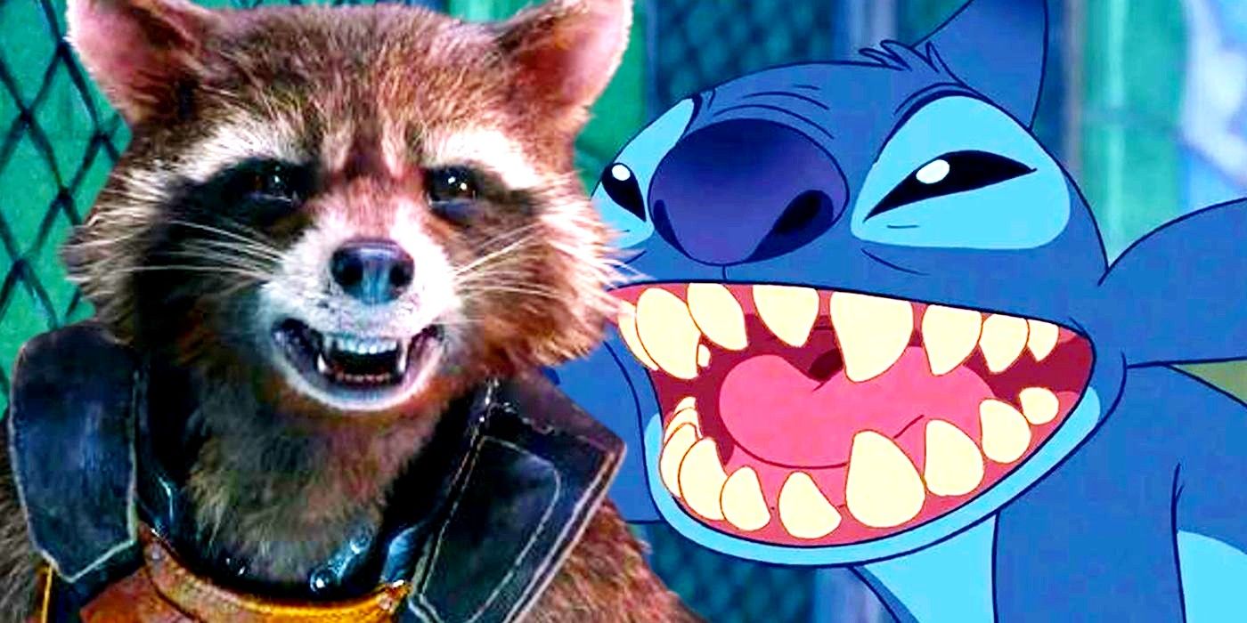 Rocket Raccoon & Stitch From Lilo & Stitch Fight To The Death In Viral ...