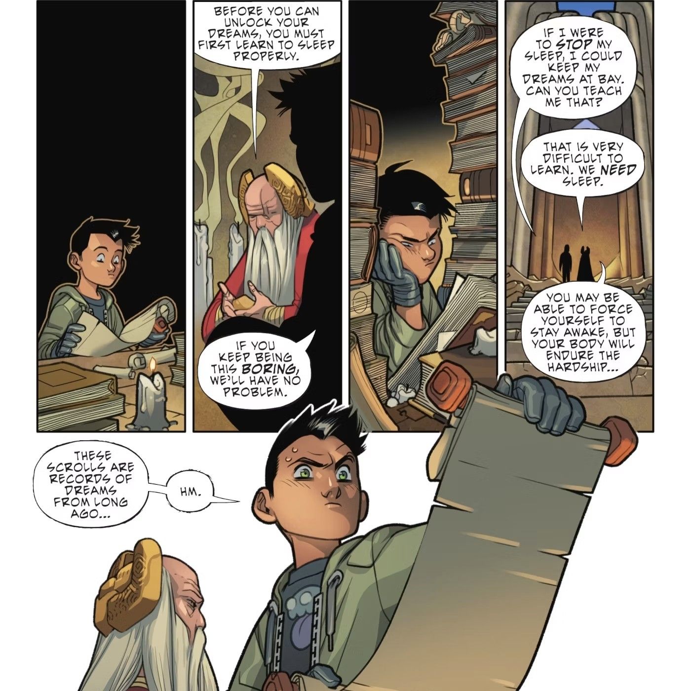Damian Wayne Avoids Sleep