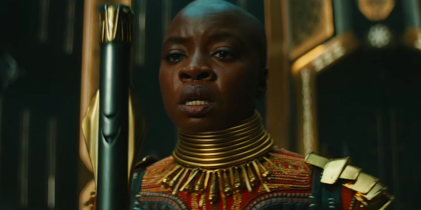 Danai Gurira as Okoye in Black Panther Wakanda Forever