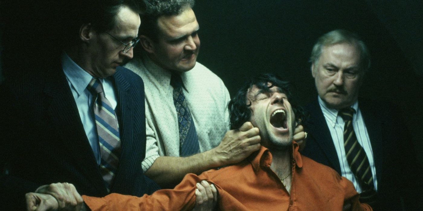 Daniel Day Lewis being tortured in In the Name of the Father.