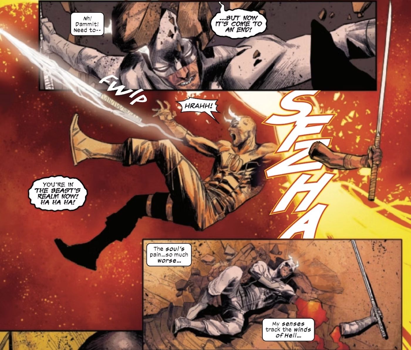Daredevil Loses His Arm