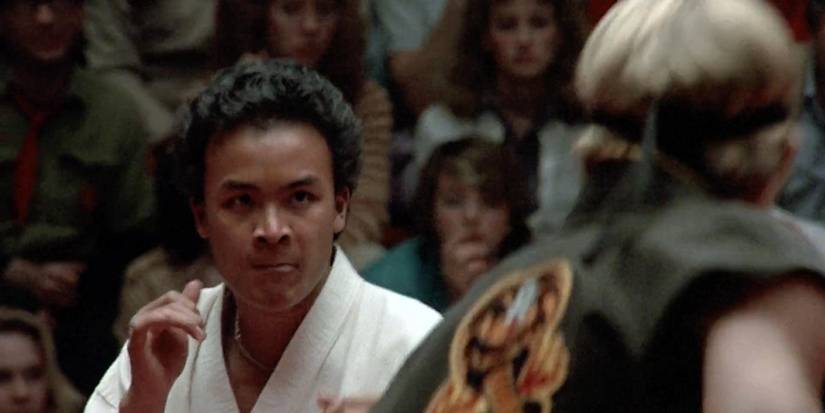 Darryl Vidal facing Johnny Lawrence in Karate Kid's All Valley Tournament