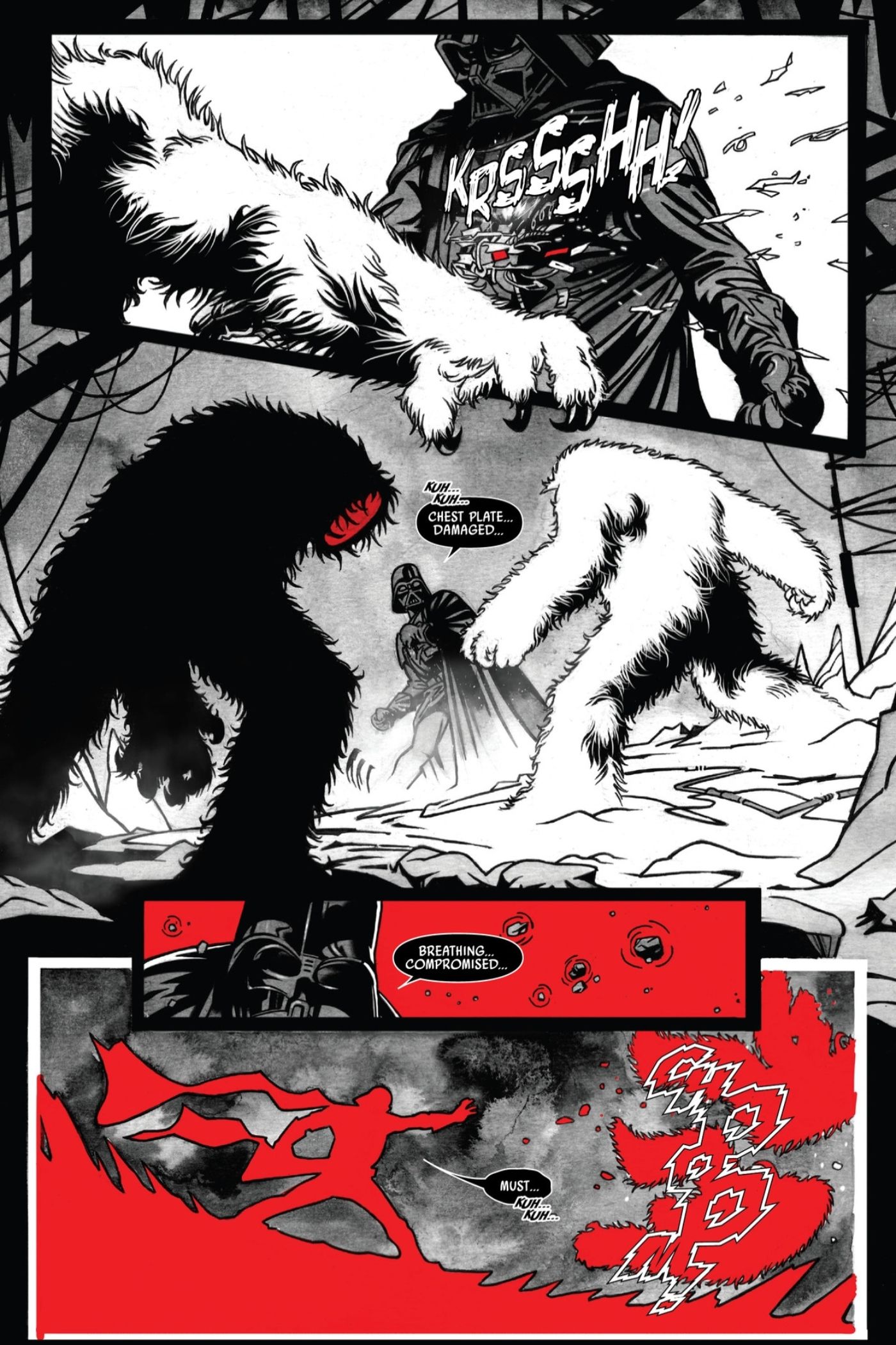 Darth Vader vs Wampa.