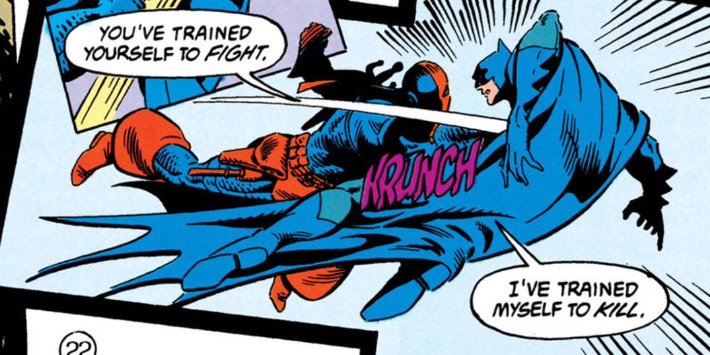 Deathstroke Beats Batman DC