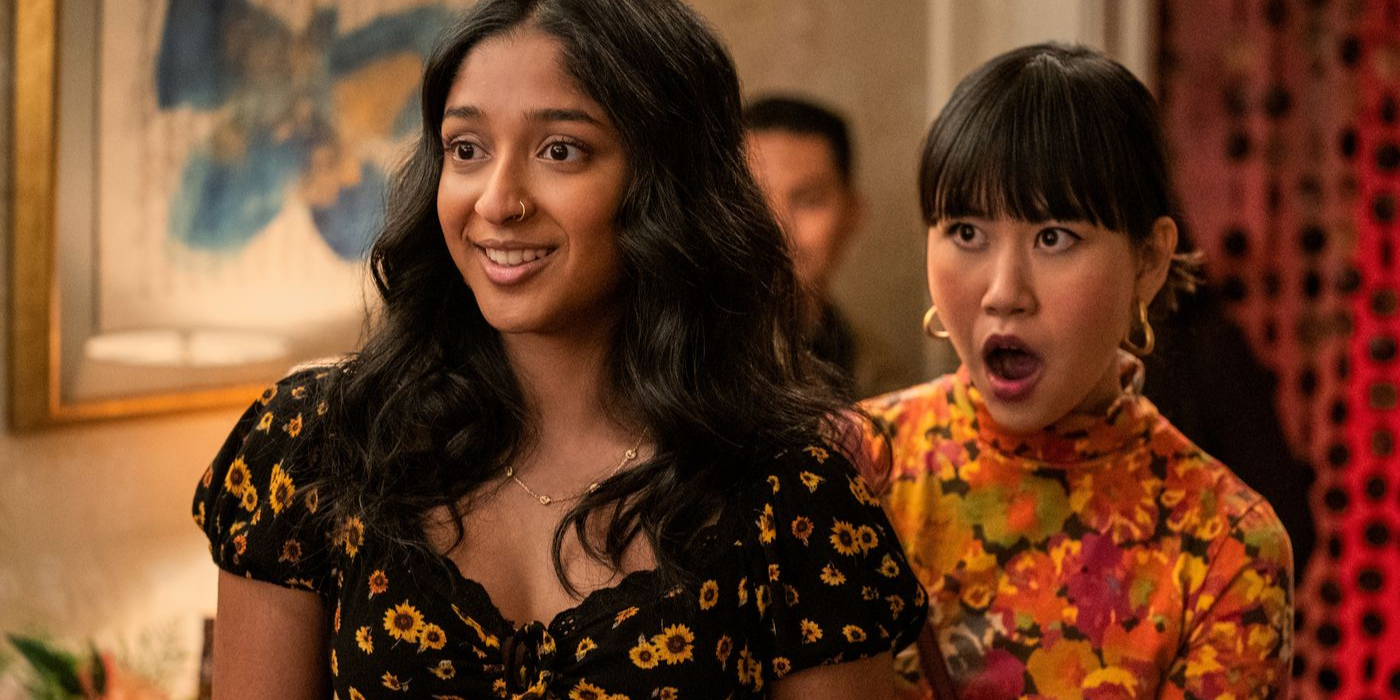 Devi and Eleanor Looking Shocked