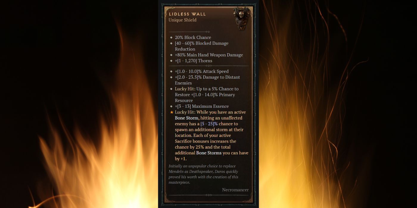 Diablo 4 Lidless Wall Shield