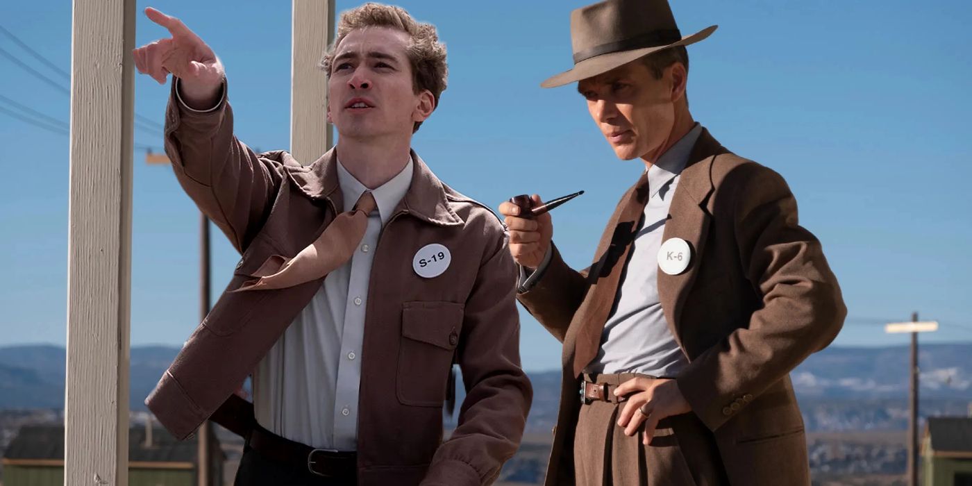 Dylan Arnold and Cillian Murphy at Los Alamos in Oppenheimer Edited