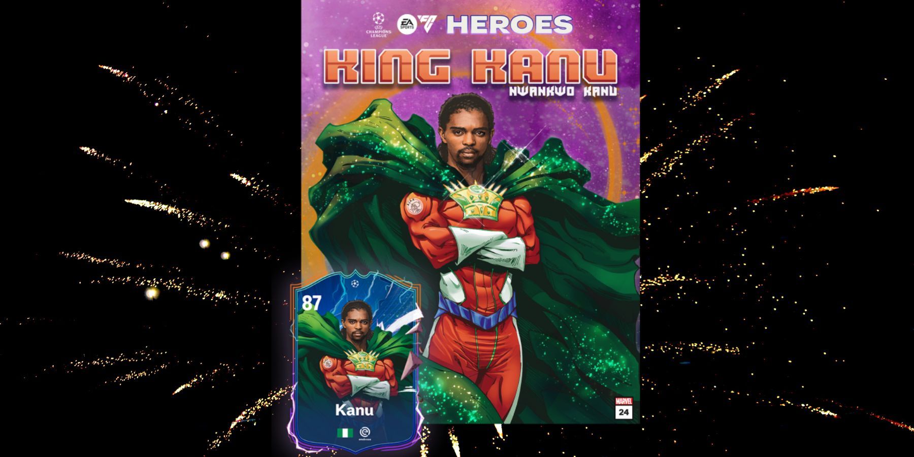 EA Sports FC 24 Heroes King Kanu Nwankwo Kanu